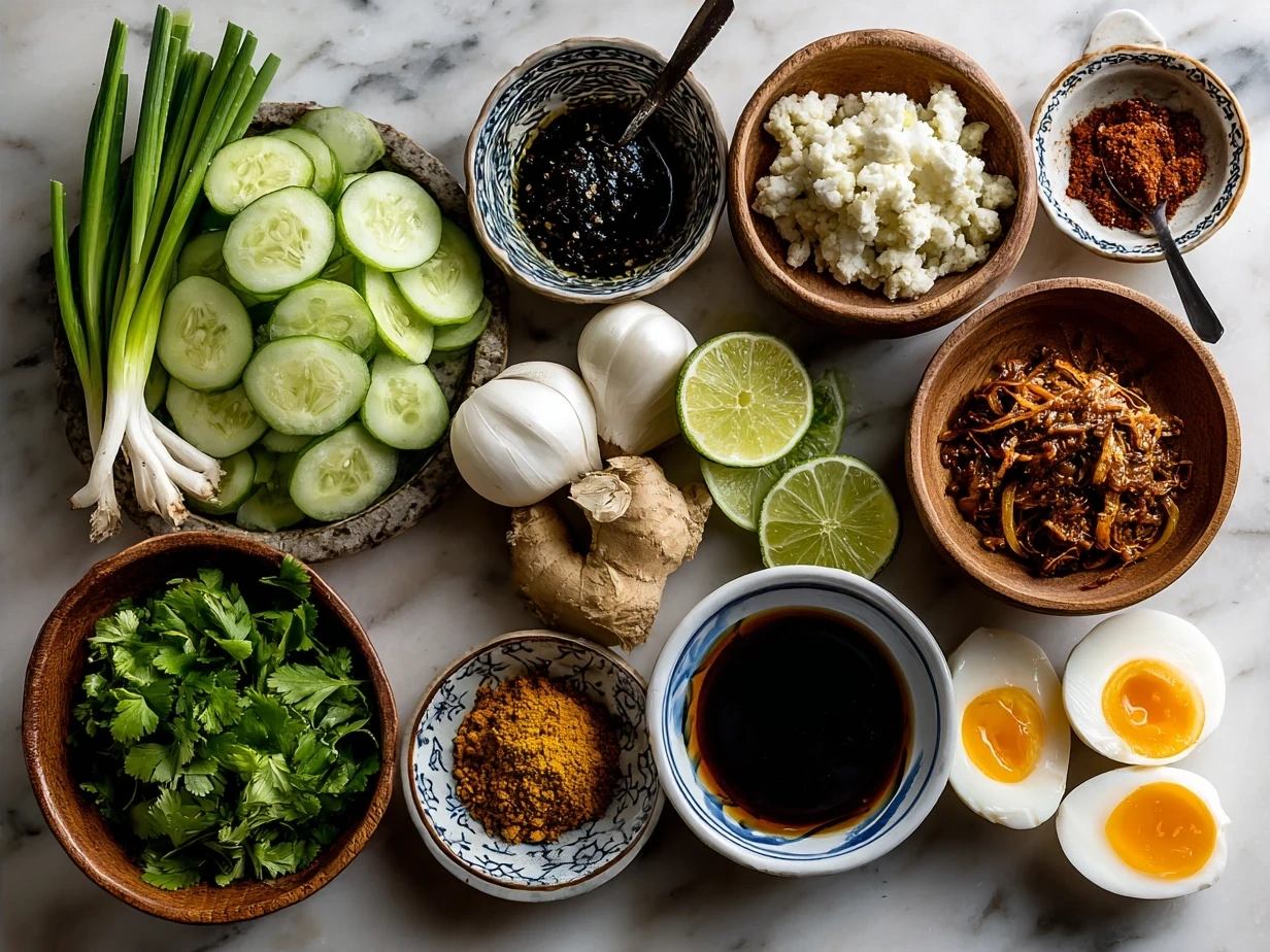 Ingredients for Cheats Chicken Laksa