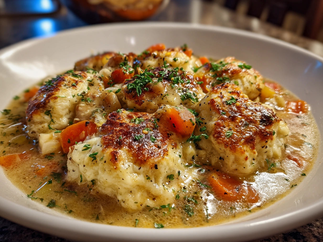 Final presentation of Chicken and Dumplings