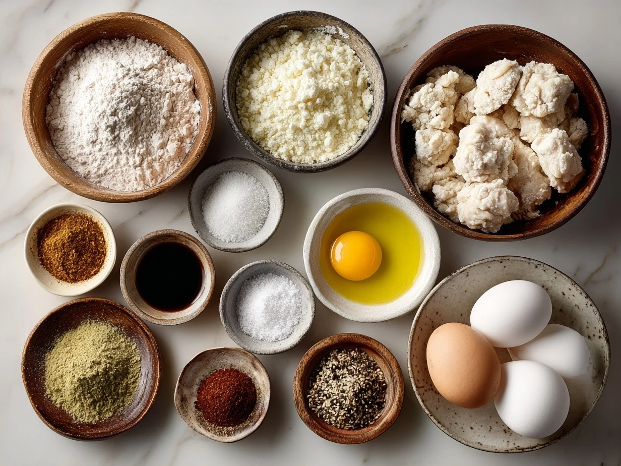 Ingredients for Chicken and Dumplings