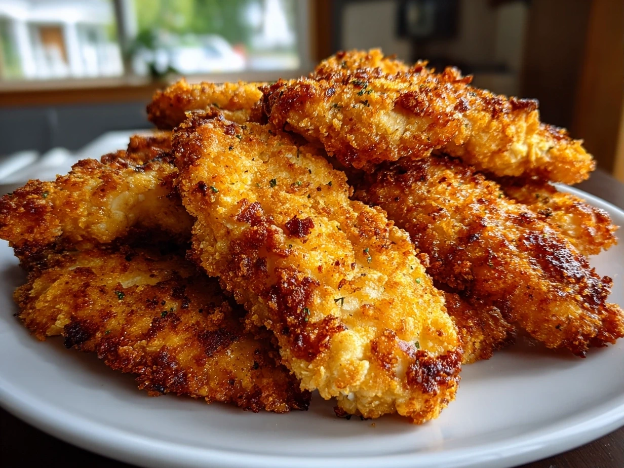 Close-up of gluten free chicken tenders
