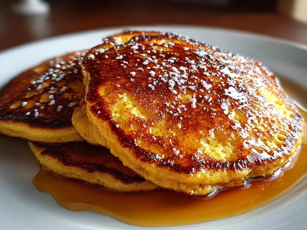 Close-up of Pumpkin Spice Pancakes