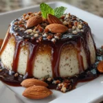 Delicious Coconut Almond Chocolate Pudding