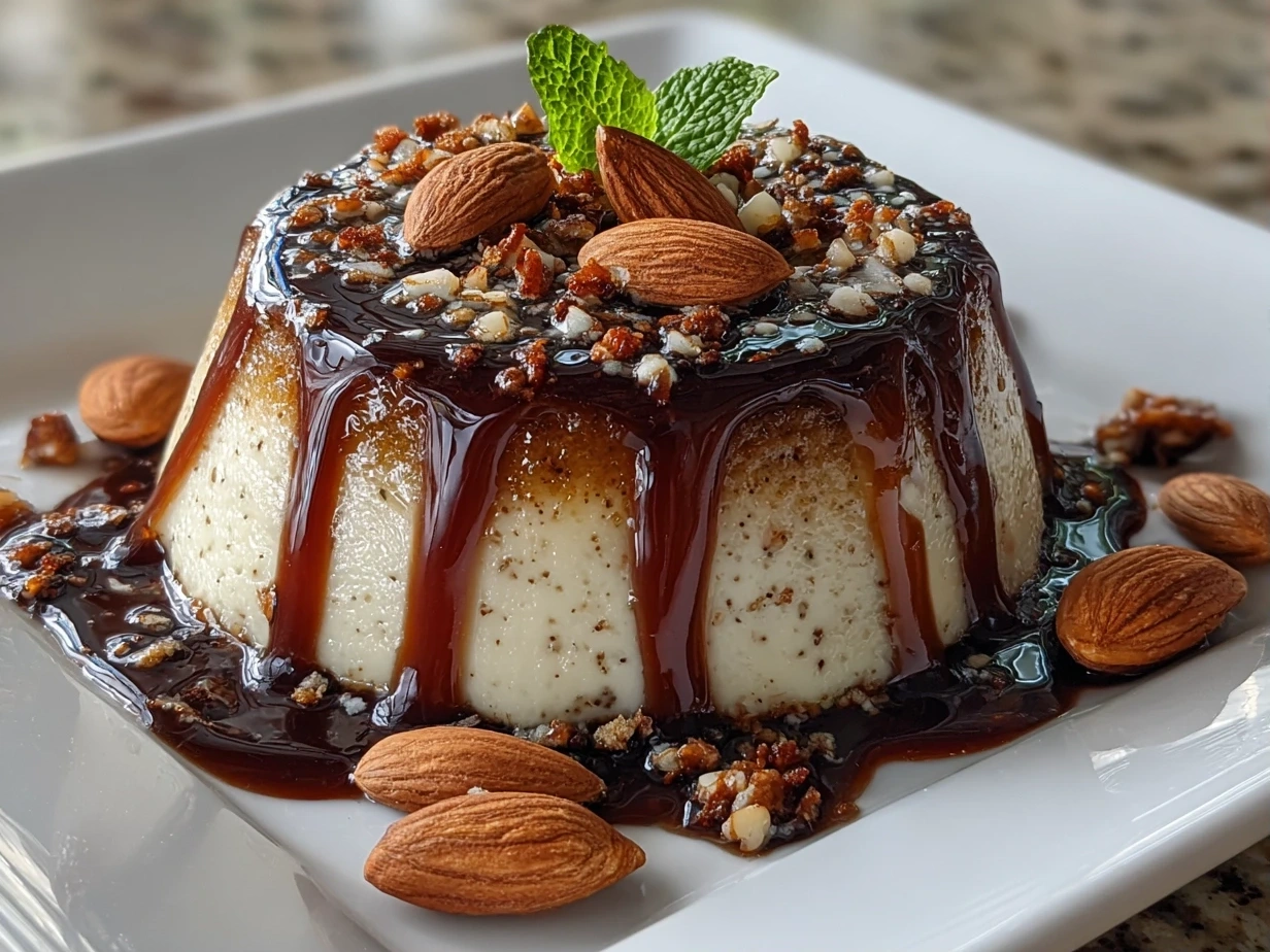 Delicious Coconut Almond Chocolate Pudding