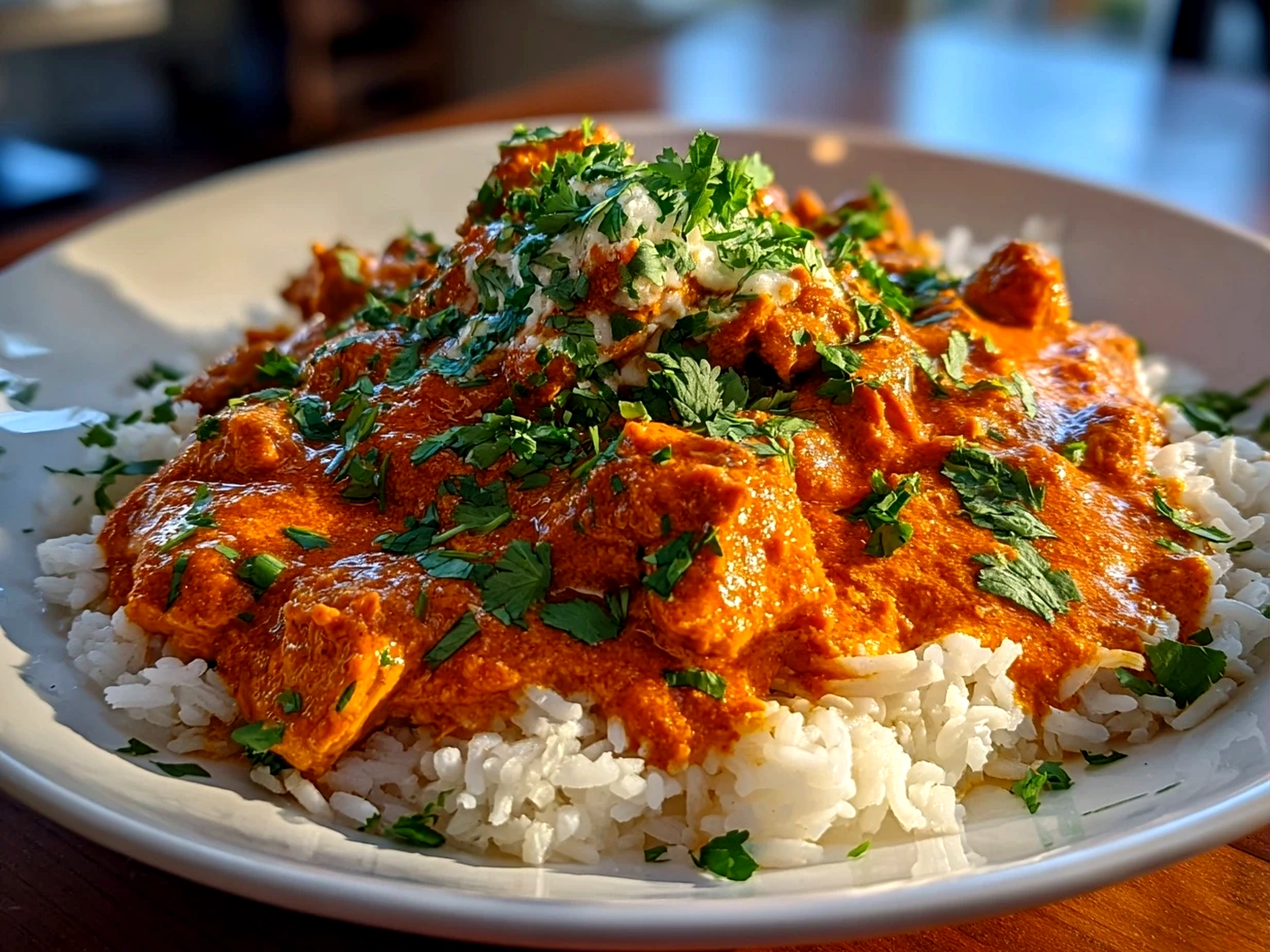 Homemade Tikka Masala Sauce close-up