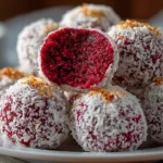 Introducing No-Bake Red Velvet Snowball Truffles