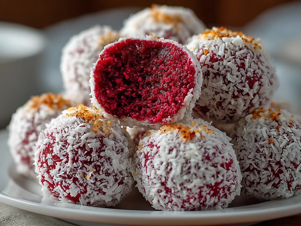 Introducing No-Bake Red Velvet Snowball Truffles