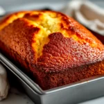 Rich and inviting pound cake close-up