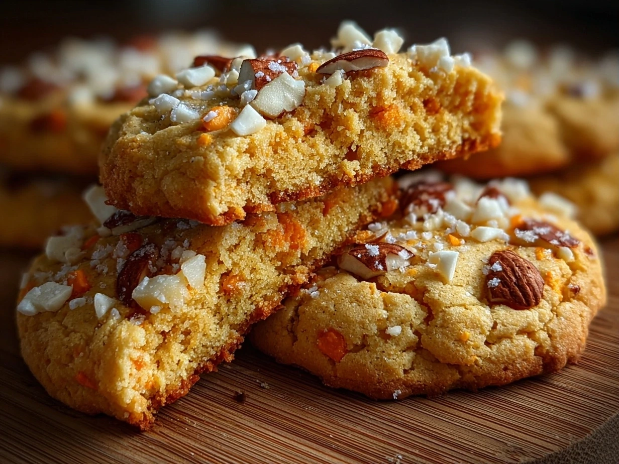 Slight angle close up of finished Cake Mix Cookies