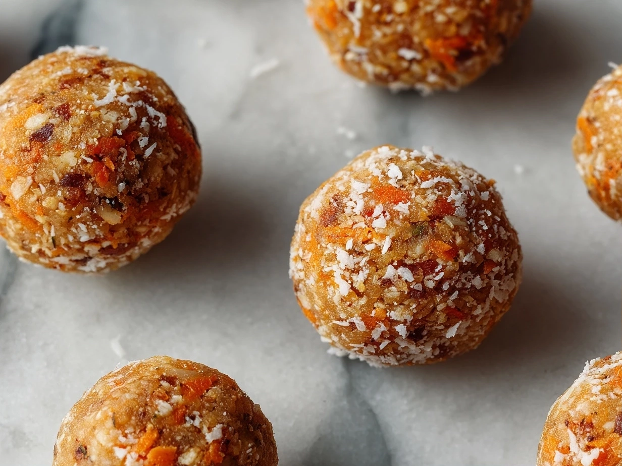 Ingredients for No Bake Carrot Cake Bites laid out on a table